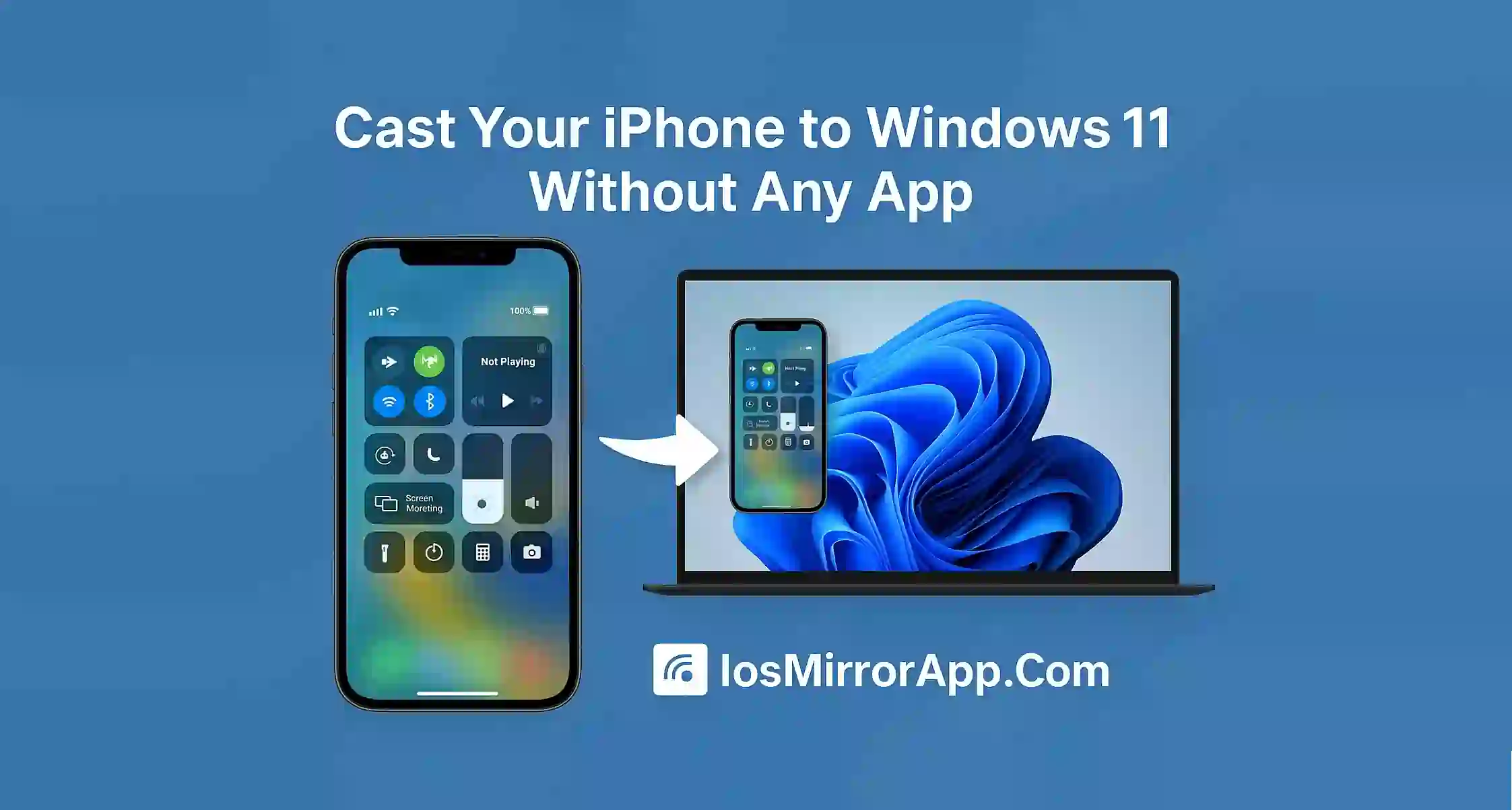 Cast Your iPhone to Windows 11 Without Any App