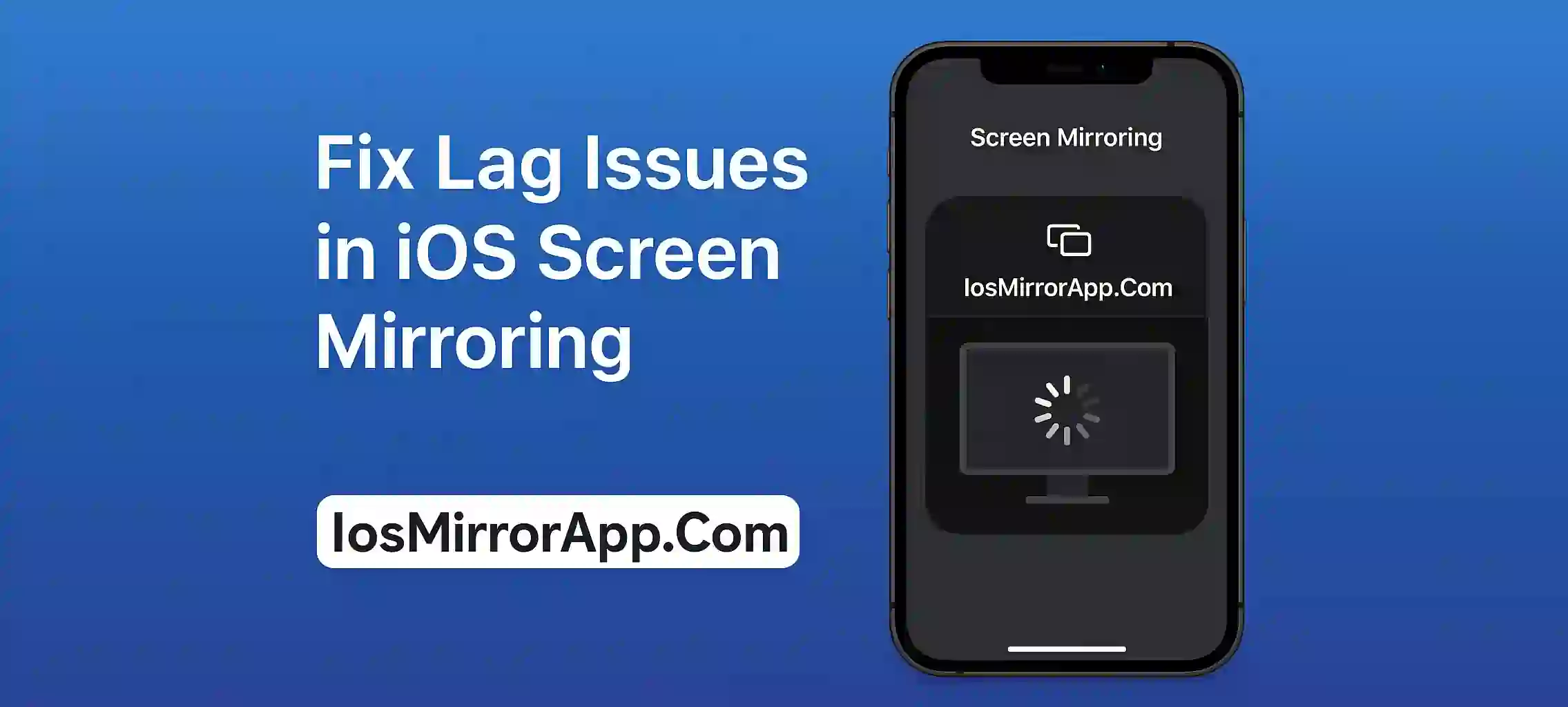 Fix Lag Issues in iOS Screen Mirroring