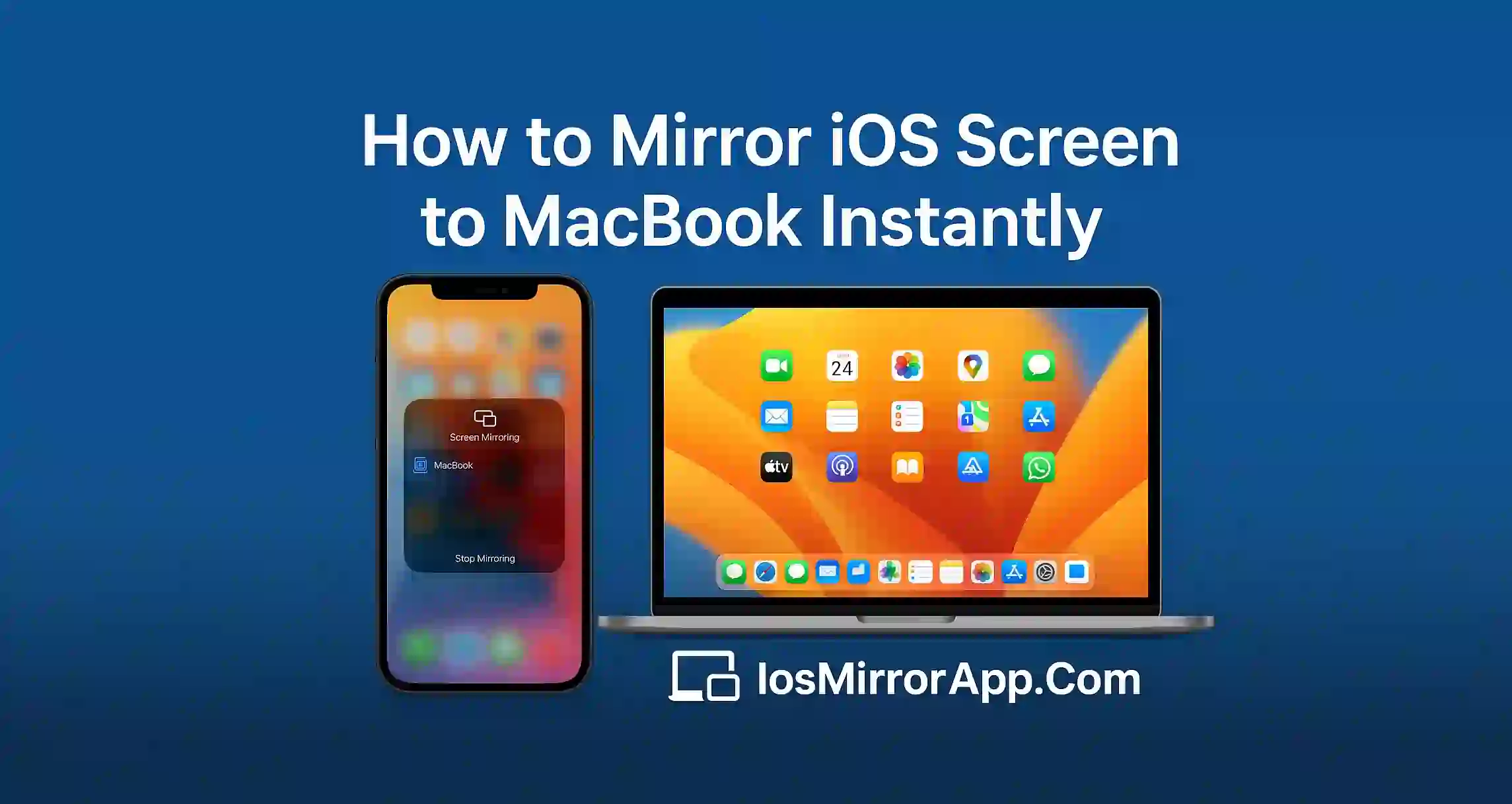 How to Mirror iOS Screen to MacBook Instantly