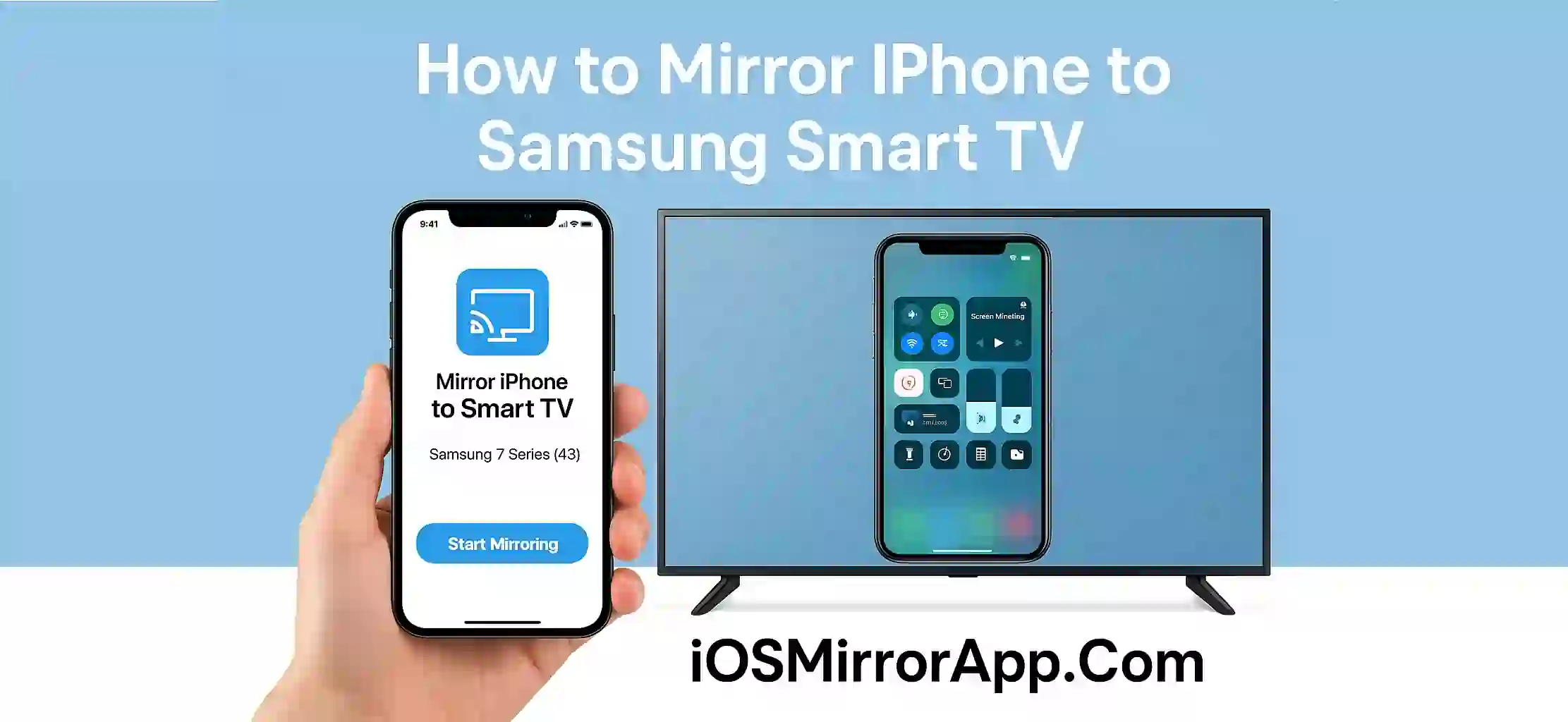 How to Mirror iPhone to Samsung Smart TV