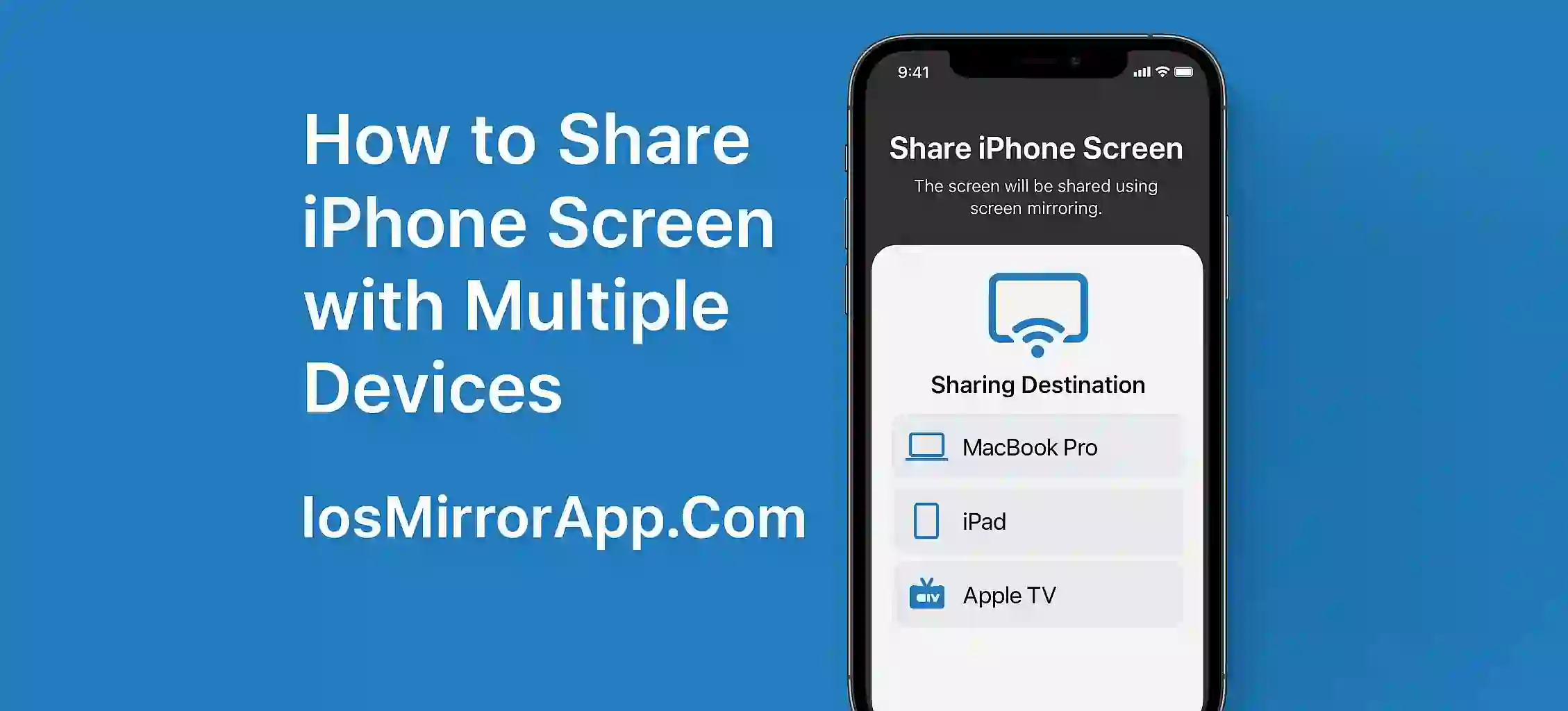 How to Share iPhone Screen with Multiple Devices
