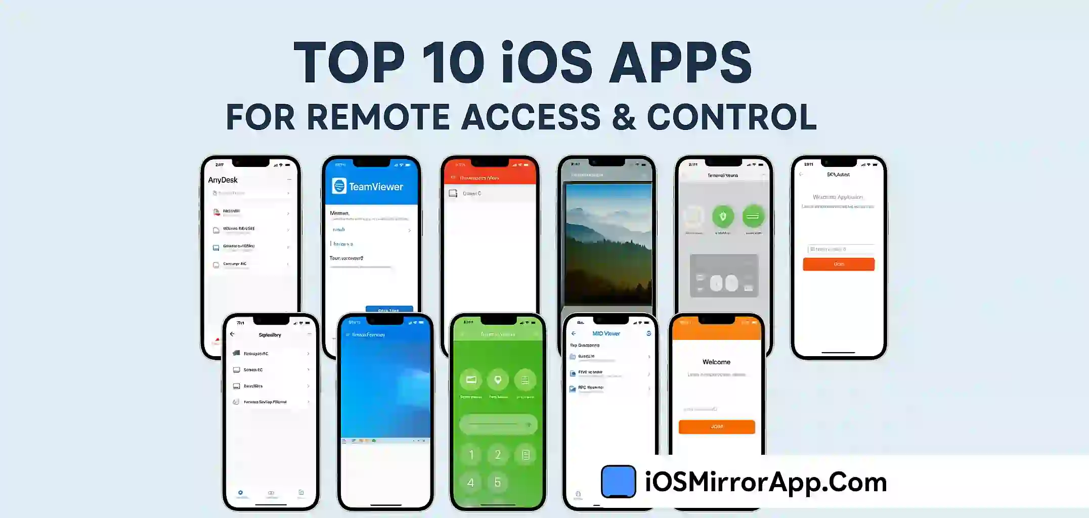 Top 10 iOS Apps for Remote Access & Control