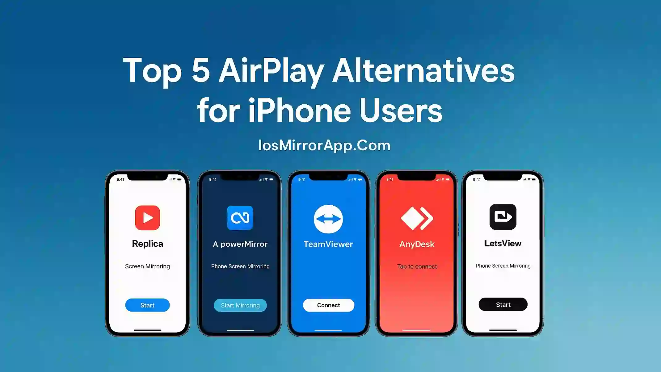 Top 5 AirPlay Alternatives for iPhone Users